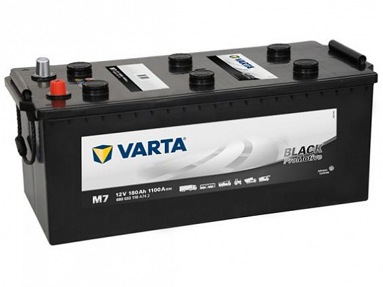 Аккумулятор Varta Promotive Black M7 (180 А/h), 1100А L+ (680 033 110)