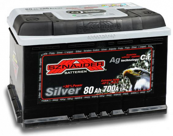 Аккумулятор Sznajder Silver (80 A/h), 700A R+