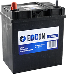 Аккумулятор Edcon (35 A/h), 300A R+ (DC35300L)