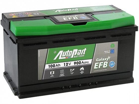 Аккумулятор Autopart Galaxy EFB (100 A/h), 900A R+