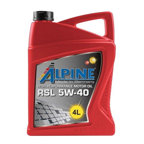 Моторное масло Alpine RSL 5W-40, 4л