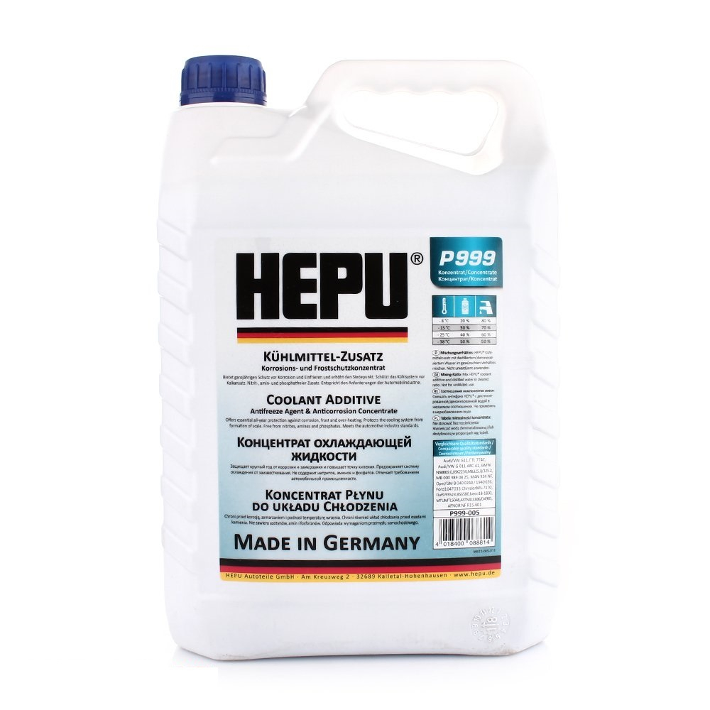Антифриз Hepu G11 -40°C, 5л