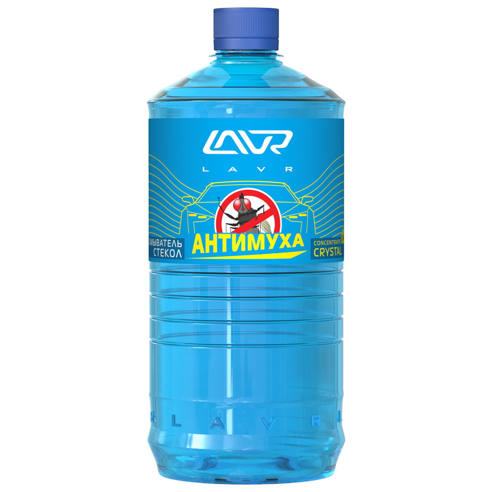 Стеклоомывающая жидкость Lavr Антимуха Crystal, 1л