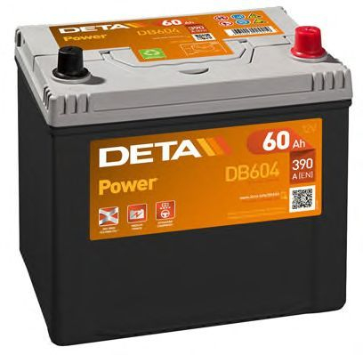 Аккумулятор Deta  Power DB604 (60 A/h), 390A R+