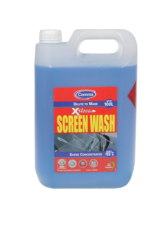 Стеклоомывающая жидкость Comma Xstream Screenwash Super Concentrated, 5л