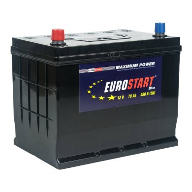 Аккумулятор EUROSTART Blue ASIA (70 A/h), 480A L+