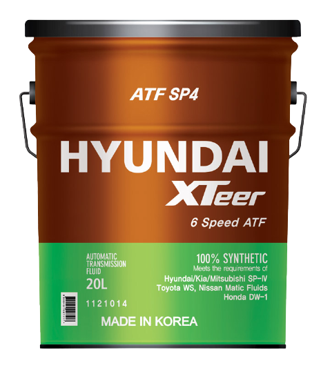 Трансмиссионное масло Hyundai XTeer ATF SP4, 20л