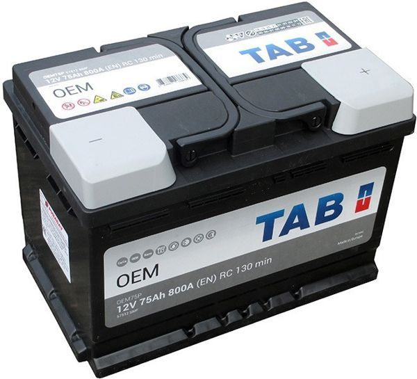 Аккумулятор Tab OEM (75 A/h), 640A R+