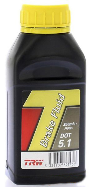 Тормозная жидкость TRW BRAKE FLUID DOT 5.1, 0.25л