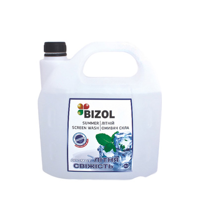 Стеклоомывающая жидкость Bizol с ароматом летней свежести, 4л